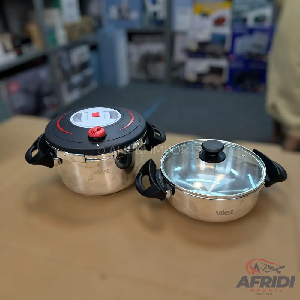 Vilez 24cm 4+6L Pressure Cooker