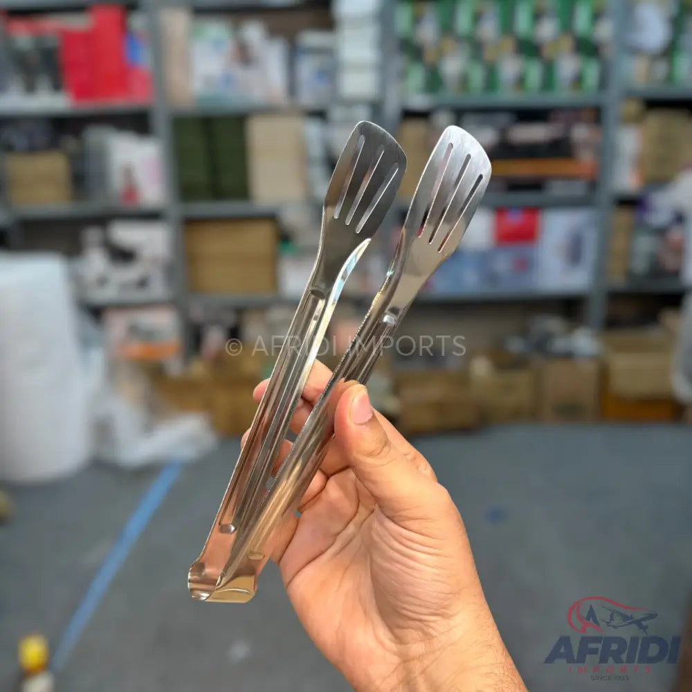 Wellmes Silver Tongs